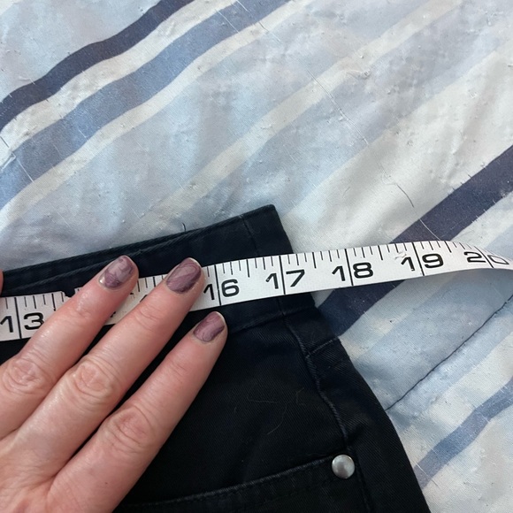 Rafaella Sports Classic black shorts size 12 cotton spandex stretch four pocket - Picture 9 of 14